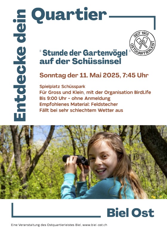 Flyer Gartenvoegel